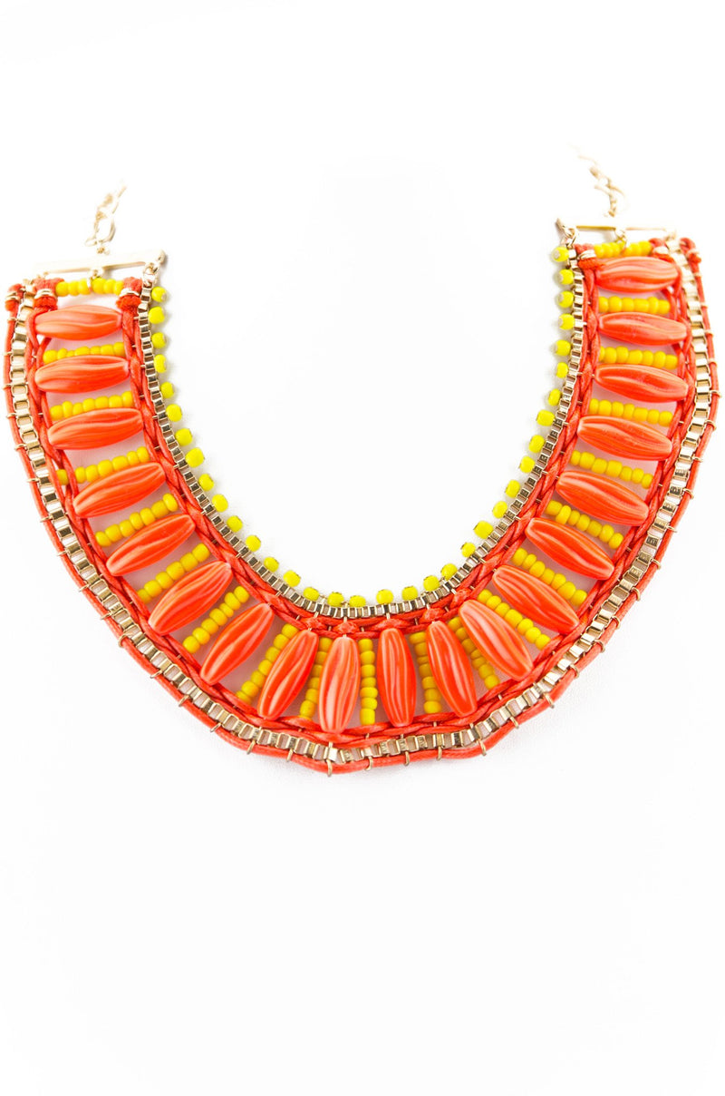 NEON TRIBAL LADDER NECKLACE - Haute & Rebellious