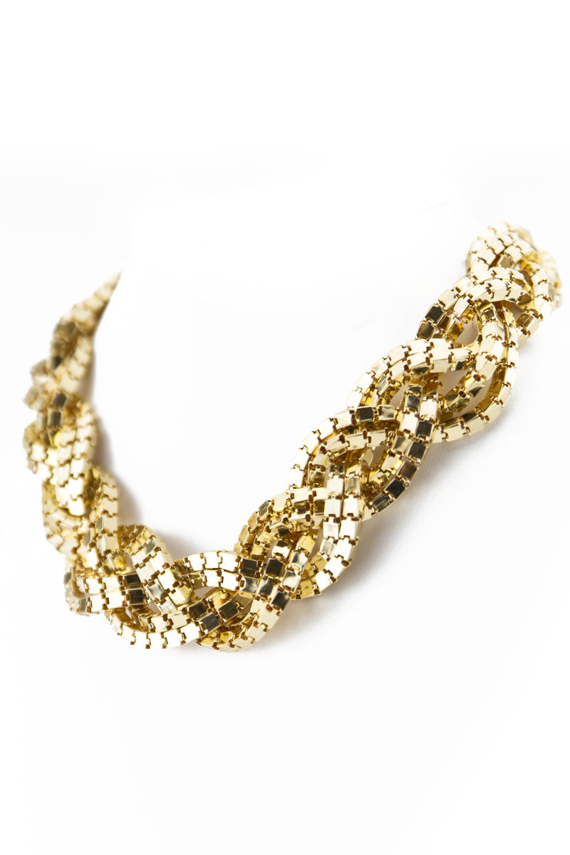Rope Chain Necklace - Gold - Haute & Rebellious
