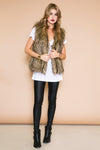 Hasten Faux Fur Vest - Haute & Rebellious