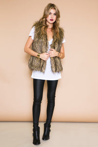 Hasten Faux Fur Vest - Haute & Rebellious