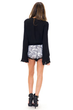 PAULIE POM-POM PAISLEY SHORTS - Haute & Rebellious