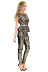 VARA SEQUIN PEPLUM TOP - Haute & Rebellious