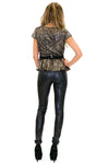 VARA SEQUIN PEPLUM TOP - Haute & Rebellious