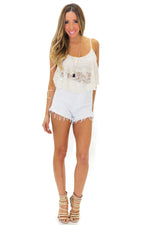 BIRCHIN LACE CROP TOP - Haute & Rebellious