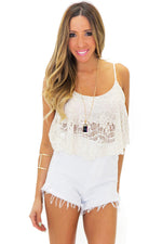 BIRCHIN LACE CROP TOP - Haute & Rebellious