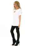 CRAISON PADDED CUTOUT TEE - Haute & Rebellious