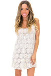 ENYA SLEEVELESS LAYERED LACE TUNIC - Haute & Rebellious