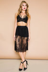 Maisoni Lace Midi Skirt - Haute & Rebellious