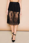 Maisoni Lace Midi Skirt - Haute & Rebellious