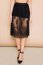 Maisoni Lace Midi Skirt - Haute & Rebellious
