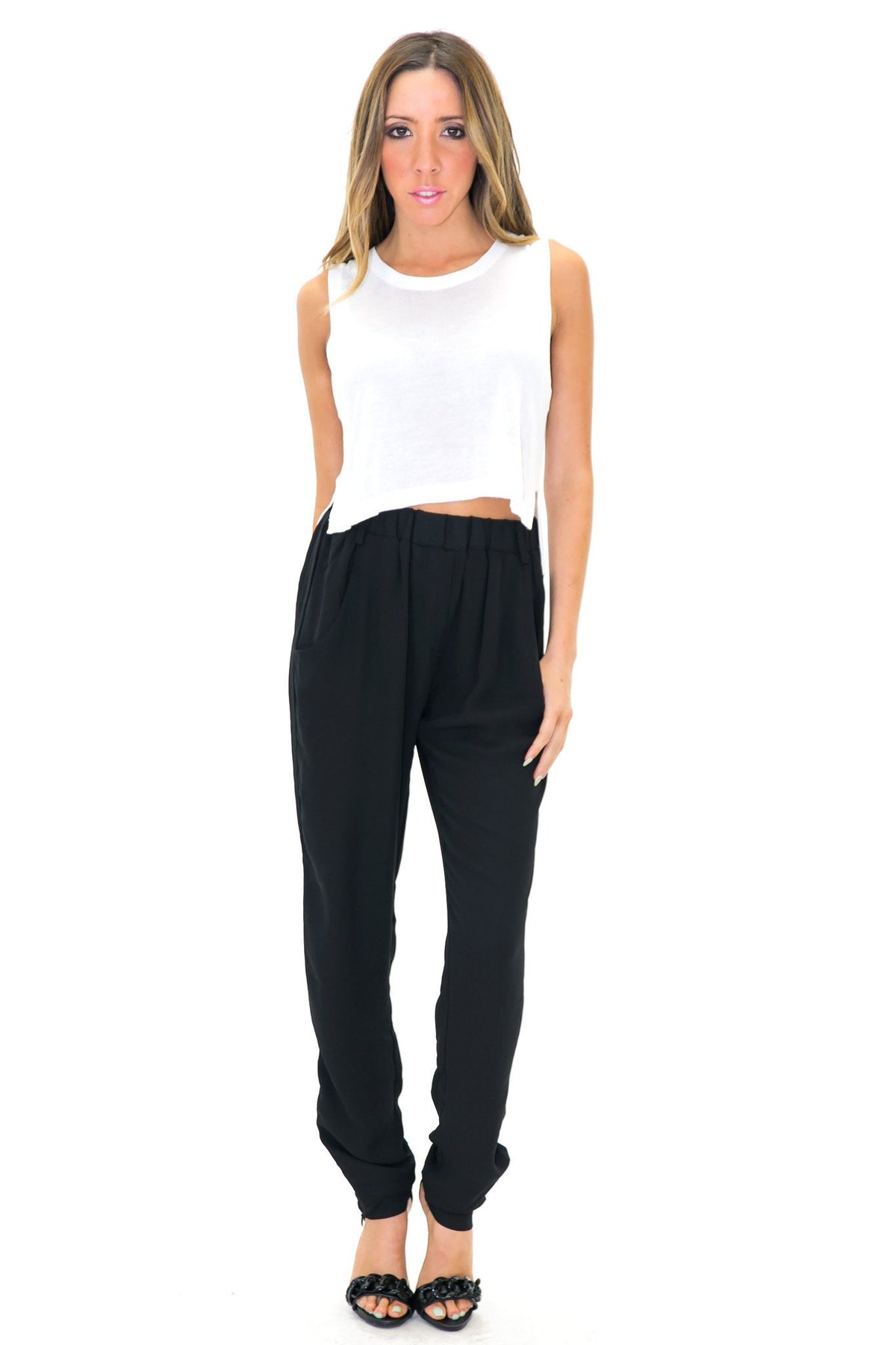 EPERSON SLOUCH CHIFFON PANT - Haute & Rebellious