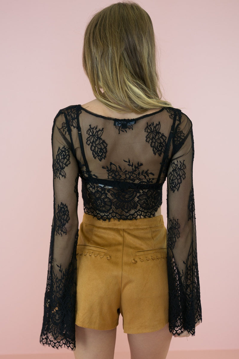 Lace Me Up Suede Shorts - Haute & Rebellious