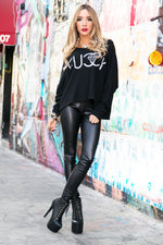 CHANEL REBEL SWEATSHIRT TEE - Haute & Rebellious