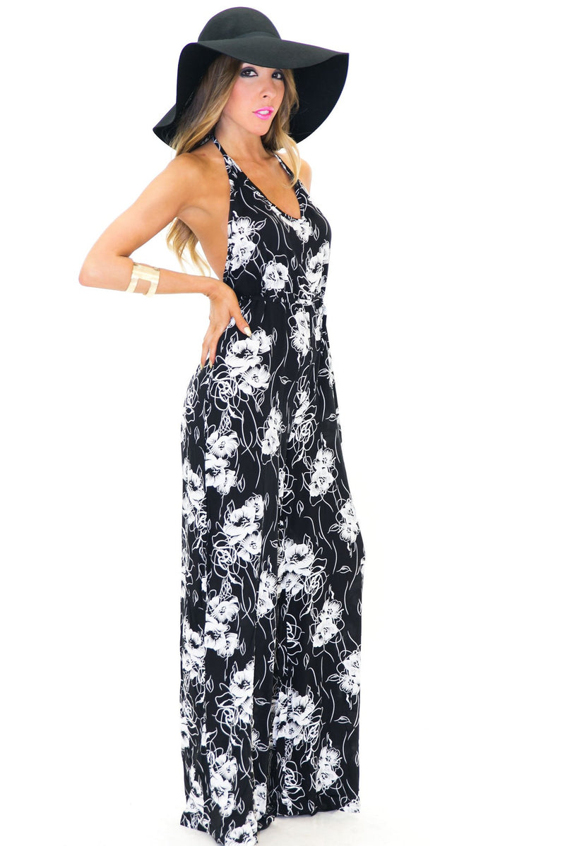 NELLIA FLORAL JUMPSUIT - Haute & Rebellious