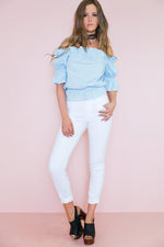 Rare Envy Ruffle Off-Shoulder Top - Haute & Rebellious