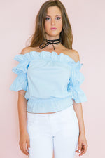 Rare Envy Ruffle Off-Shoulder Top - Haute & Rebellious