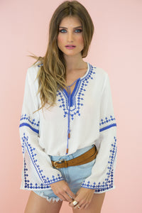 Pala Embroidered Tunic /// Only 1-L Left /// - Haute & Rebellious