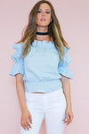 Rare Envy Ruffle Off-Shoulder Top - Haute & Rebellious