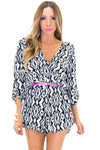 RICKSTON PATTERN CHIFFON ROMPER - Haute & Rebellious