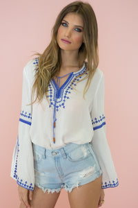 Pala Embroidered Tunic /// Only 1-L Left /// - Haute & Rebellious