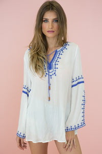 Pala Embroidered Tunic /// Only 1-L Left /// - Haute & Rebellious