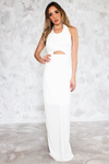 Halter Maxi Dress - White