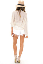 RECKFORD CROP SWEATER - Natural - Haute & Rebellious