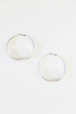 Silver Plated Hoop Earring