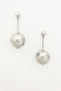 Dangle Ball Earring - Silver