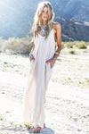 Nomad Linen Spaghetti Strap Maxi - Haute & Rebellious