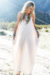 Nomad Linen Spaghetti Strap Maxi - Haute & Rebellious