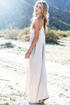 Nomad Linen Spaghetti Strap Maxi - Haute & Rebellious