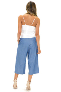 SASHA WIDE LEG CROP PANT - Haute & Rebellious