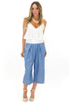 SASHA WIDE LEG CROP PANT - Haute & Rebellious