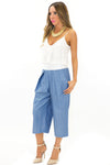 SASHA WIDE LEG CROP PANT - Haute & Rebellious