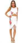 AIDA FLORAL EMBELLISHED CROP TOP - Haute & Rebellious