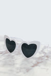 Heart Sunglasses - White