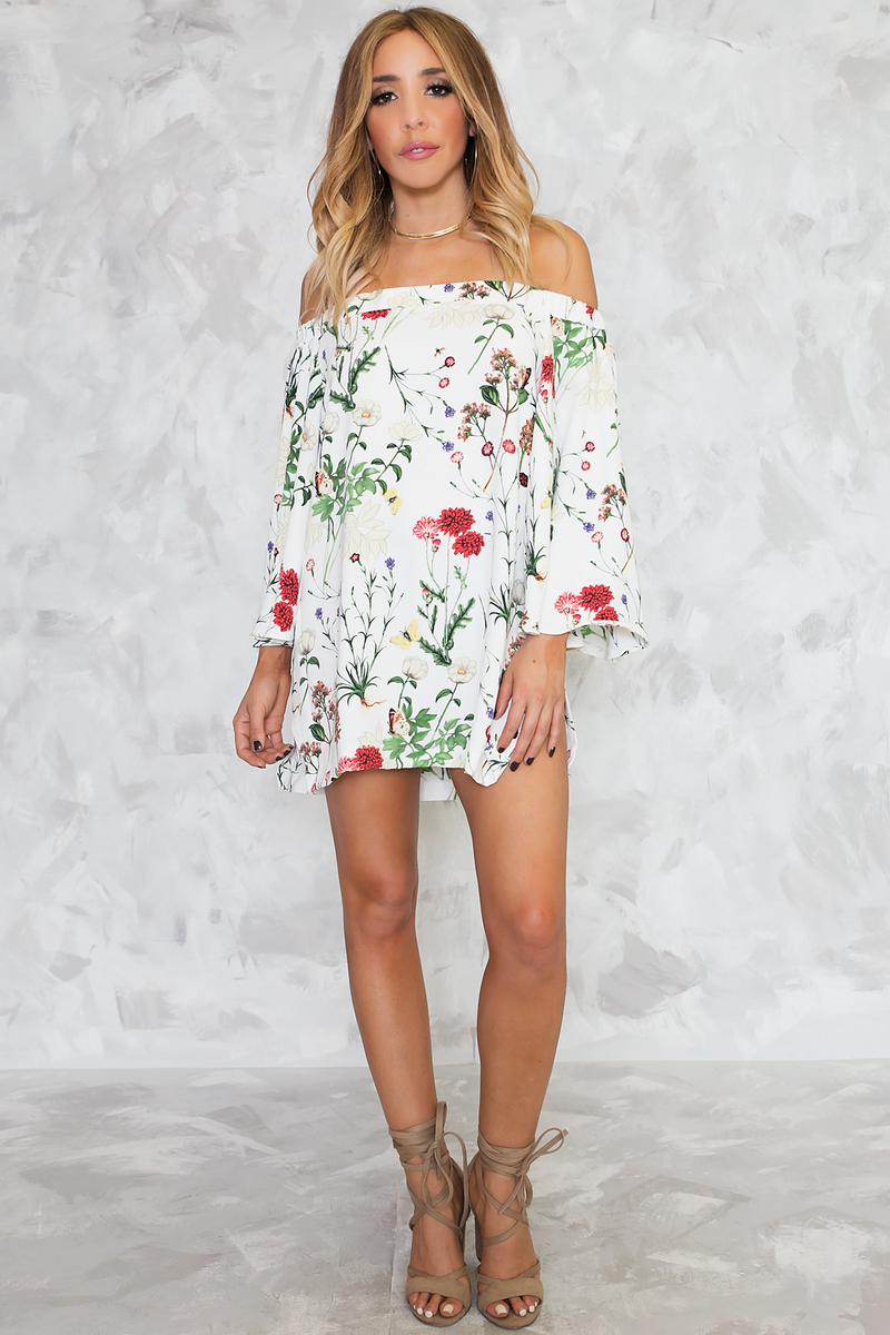 Coming After You Floral Tunic /// ONLY 1-L LEFT/// - Haute & Rebellious