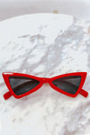 Retro Small Sunglasses - Red