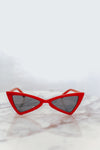 Retro Small Sunglasses - Red