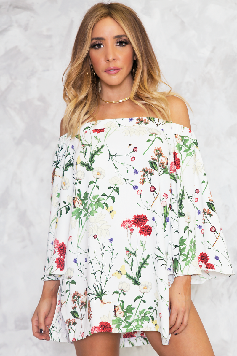 Coming After You Floral Tunic /// ONLY 1-L LEFT/// - Haute & Rebellious