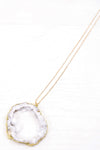 Quartz Necklace  - Gold - Haute & Rebellious
