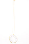 Quartz Necklace  - Gold - Haute & Rebellious