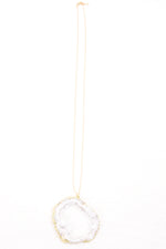 Quartz Necklace  - Gold - Haute & Rebellious