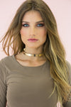 Gold Plated Choker - Haute & Rebellious