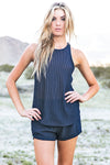 Ester Tank - Navy - Haute & Rebellious