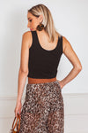 Crop Tank Top - Black