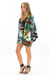 FEATHER FALLS SATIN KIMONO - Haute & Rebellious