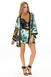 FEATHER FALLS SATIN KIMONO - Haute & Rebellious