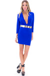 VENETA BODYCON DRESS - Blue - Haute & Rebellious